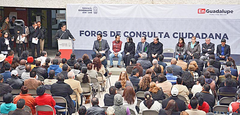 El evento se llevó a cabo en la presidencia municipal de Guadalupe ■ foto: la jornada zacatecas