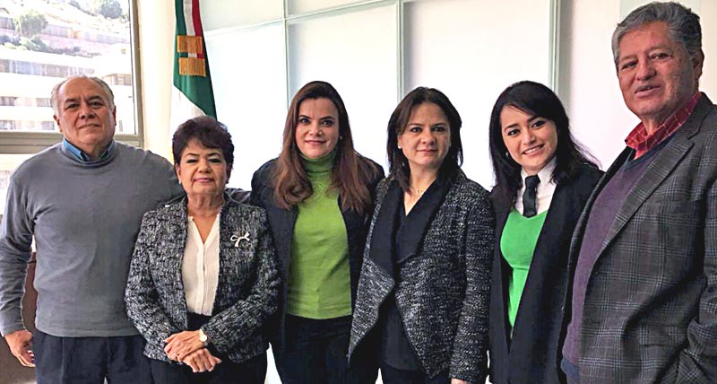 Líderes del Verde acudieron a las oficinas del Izai en visita de cortesía ■ FOTO: LA JORNADA ZACATECAS