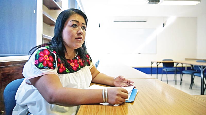 Martha Morales González, estudiante de posgrado de la Universidad Autónoma de Zacatecas ■ FOTOS: MIGUEL ÁNGEL NÚÑEZ