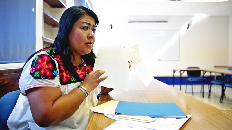 Martha Morales González, alumna del programa de Maestría en Investigaciones Humanísticas y Educativas de la Unidad Académica de Docencia Superior ■ foto: MIGUEL áNGEL NúÑEZ