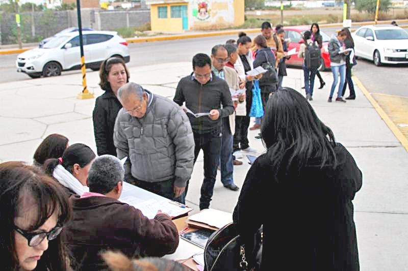 En este fin de semana fueron programados 269 docentes, de los cuales asistieron 204 ■ foto: la jornada zacatecas