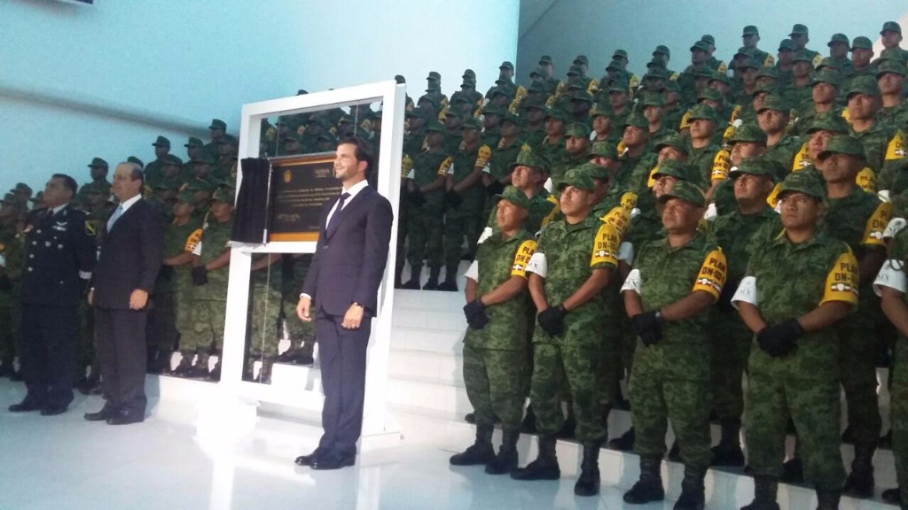 Homenaje al Ejército por los 50 años de la aplicación del Plan DN-III-E. Foto Julio Reyna