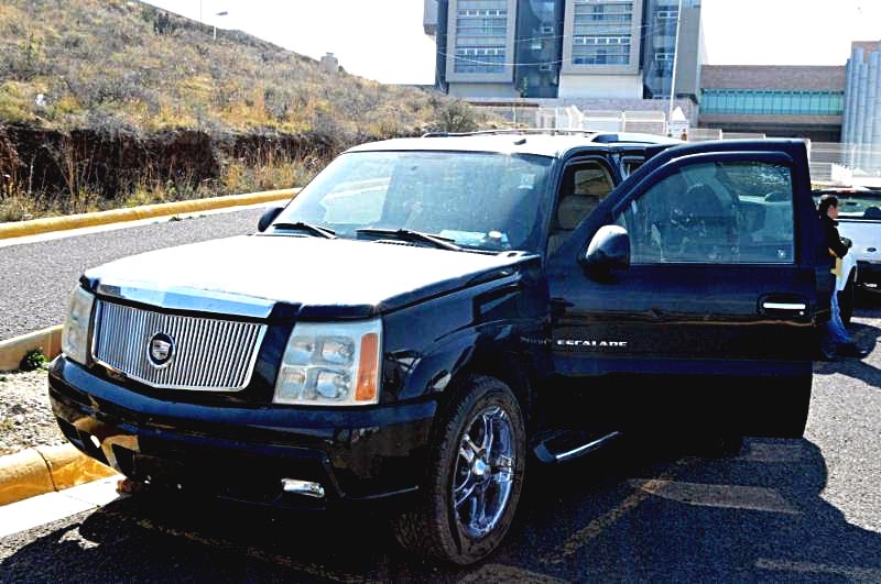Las condiciones en las que se recuperó el vehículo son razonables, ya que no presenta golpes ni detalles extra, según las autoridades ■ foto: la jornada zacatecas