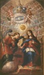 Cristóbal de Villalpando. La Anunciación. 1709. Óleo sobre tela. Secretaría de Cultura-INAH-Museo de Guadalupe