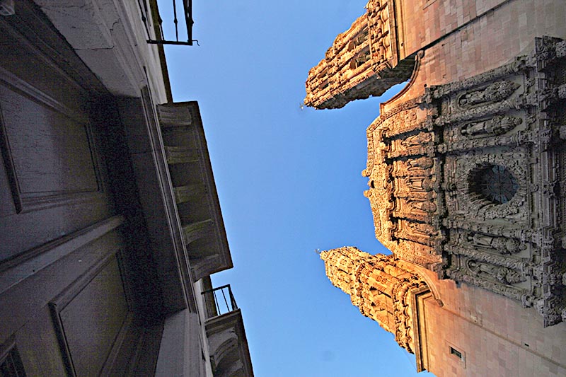 Imagen de La Catedral en el Centro Histórico de la capital zacatecana ■ foto: andrés sánchez