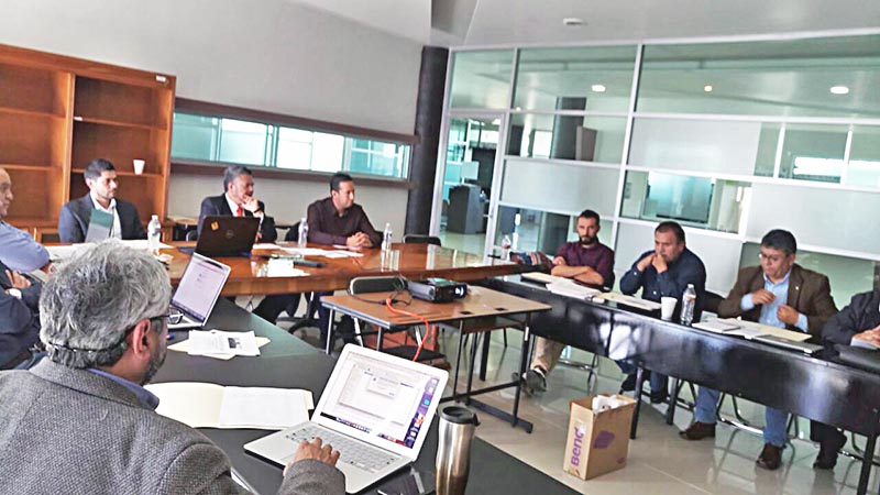 El encuentro se desarrolló en la Secretaría Académica, de la Torre de Rectoría ubicada en el Campus Siglo XXI ■ foto: la jornada zacatecas