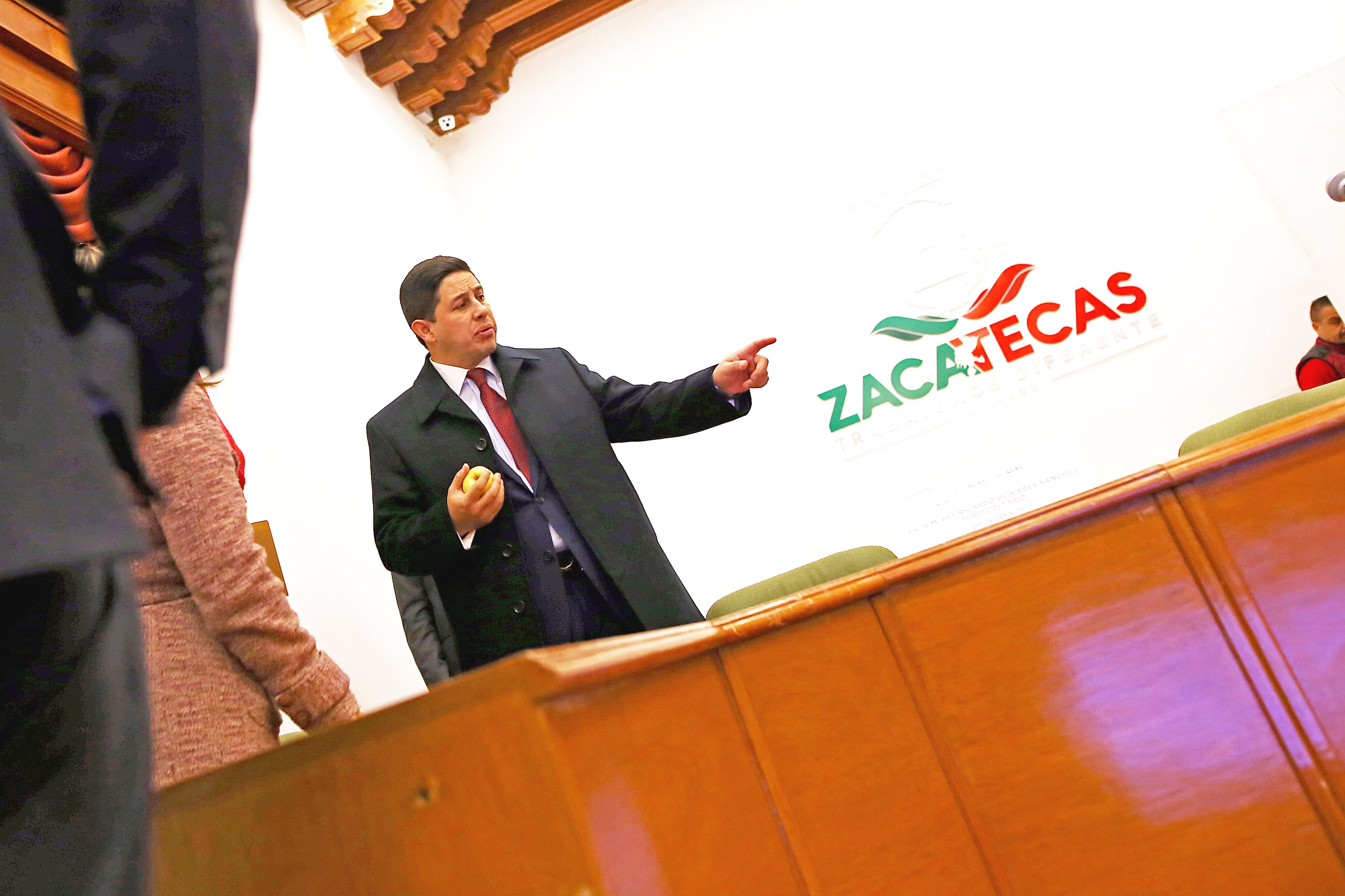 Jorge Miranda Castro, secretario de Finanzas de Gobierno del Estado ■ foto: andrés sánchez