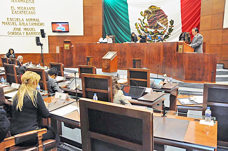 Diputados analizarán la Ley de Ingresos y la de Hacienda ■ foto: la jornada zacatecas