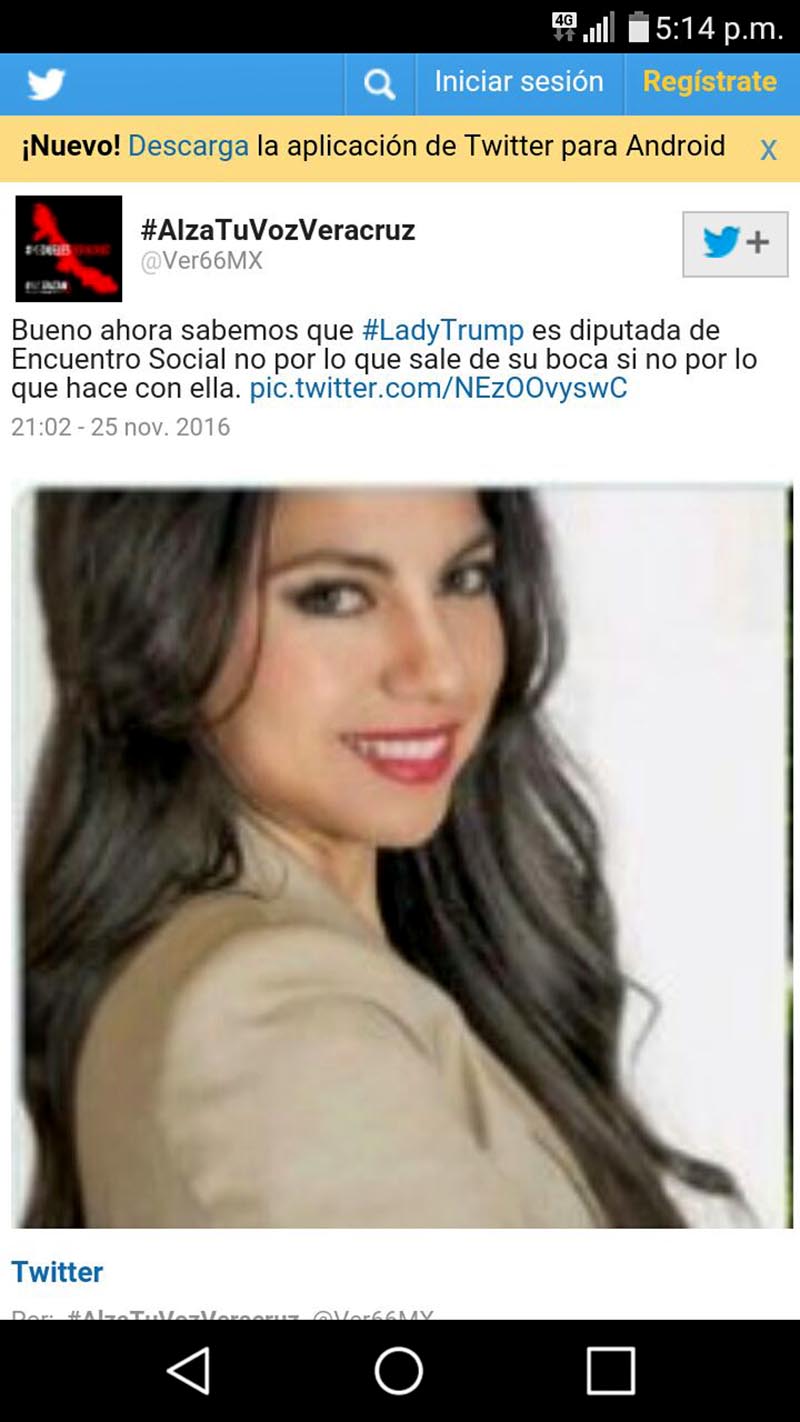 En redes sociales, la diputada por Encuentro Social, Iris Aguirre, recibió un sinnúmero de insultos ■ foto: la jornada zacatecas