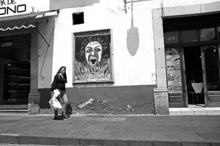 Arte urbano en alusión a los estudiantes