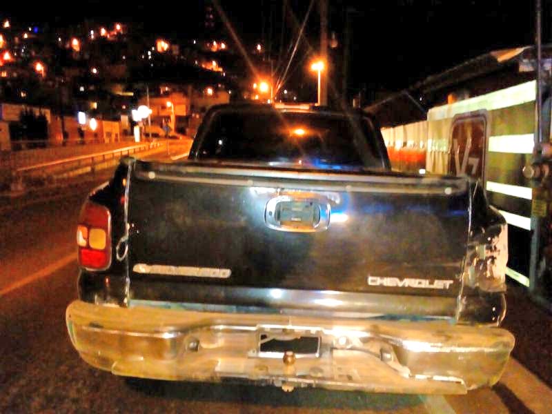 La unidad asegurada es una camioneta Chevrolet Silverado, modelo 2001, color negro, sin placas de circulación ■ FOTO: LA JORNADA ZACATECAS