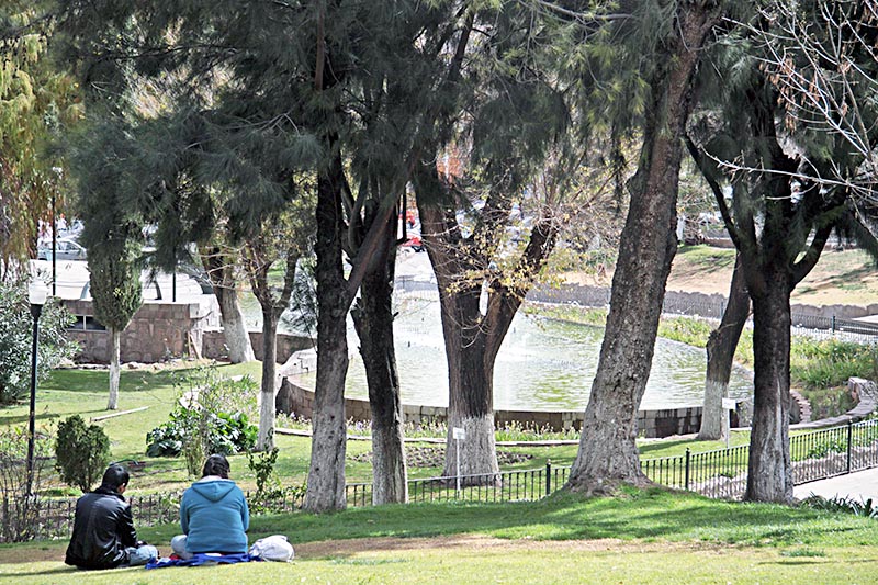 El ayuntamiento de Zacatecas cuenta con un recurso anual de 250 mil pesos para el cuidado de los espacios públicos, informan. Aspecto del parque Sierra de Álica ■ foto: la jornada zacatecas