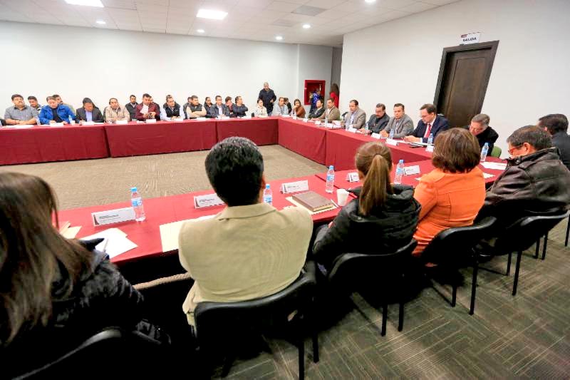 Aspecto de la segunda sesión del Consejo Técnico del Comité de Planeación para el Desarrollo del Estado de Zacatecas ■ foto: la jornada zacatecas
