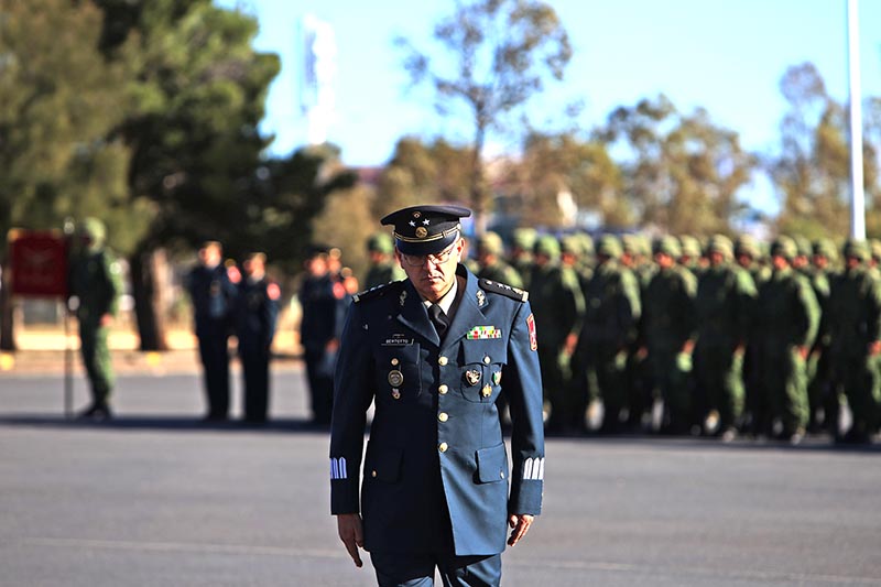 El 5 de diciembre de 2016, Guillermo Almazán Bertotto asumió el cargo como comandante de la 11 Zona Militar ■ FOTO: ANDRÉS SÁNCHEZ