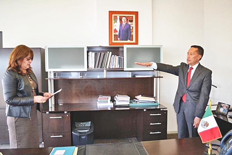 El subsecretario se compromete a trabajar con honestidad e institucionalidad ■ foto: LA JORNADA ZACATECAS