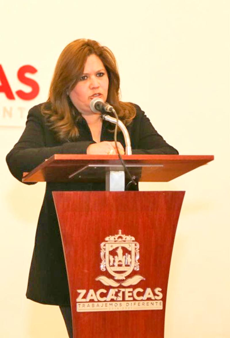 Fabiola Gilda Torres, secretaria general de Gobierno ■ foto: la jornada zacatecas