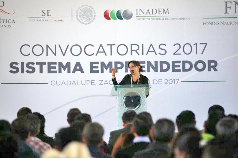 En Guadalupe se dio a conocer la convocatoria del Sistema Emprendedor ■ FOTO: LA JORNADA ZACATECAS