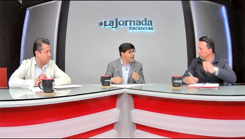 Programa Synergia, transmitido por La Jornada Zacatecas Tv ■ fotos: MIGUEL áNGEL NúÑEZ