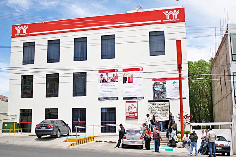 Oficinas delegacionales de Infonavit en Zacatecas ■ FOTO: LA JORNADA ZACATECAS