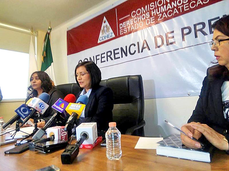 María de la Luz Domínguez, presidenta de la Comisión de Derechos Humanos del Estado de Zacatecas (CDHEZ) ■ foto: ALMA RÍOS