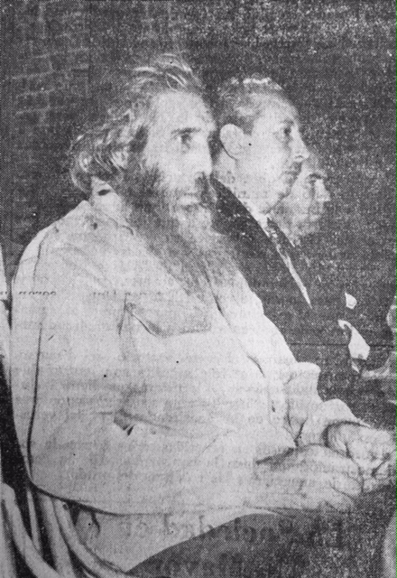 Francisco Goita durante el IV Informe de José Minero Roque, 18 de septiembre de 1954. Archivo Minero Amador