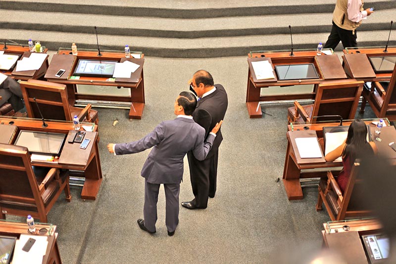 Salón de plenos de la Legislatura ■ FOTO: ANDRÉS SÁNCHEZ