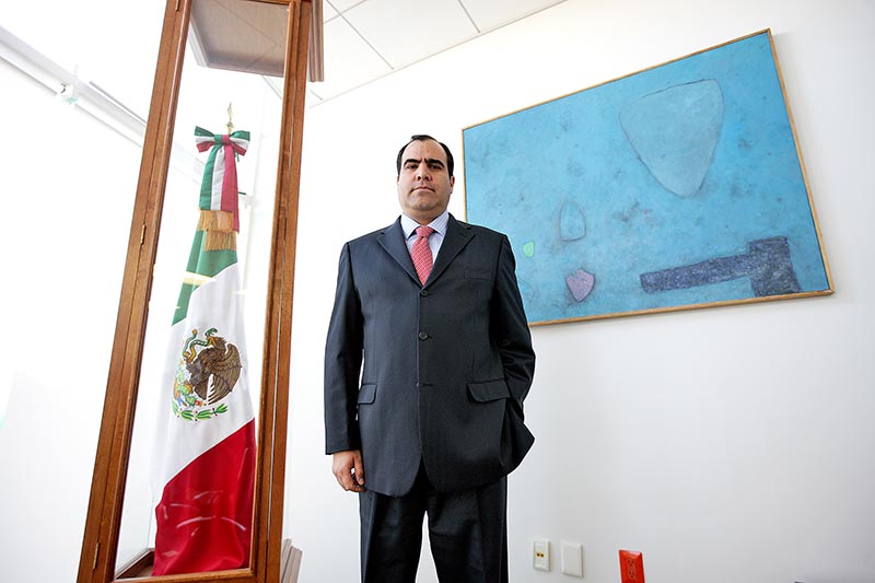 Jorge Luis Pedroza Ochoa, secretario de Administración del Gobierno estatal ■ FOTO: LA JORNADA ZACATECAS