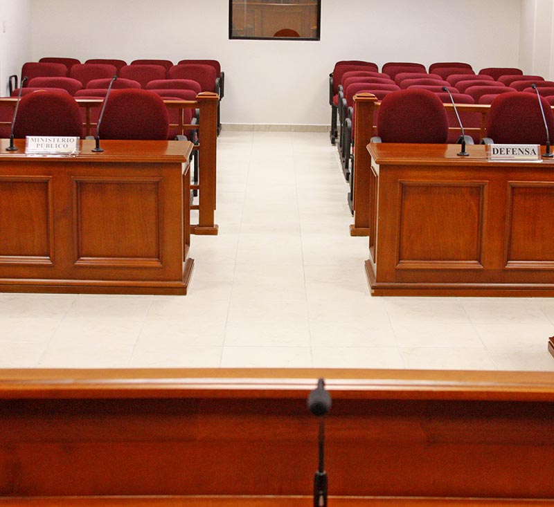 Interior de un juzgado ■ FOTO: LA JORNADA ZACATECAS