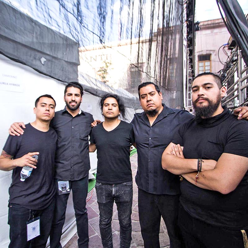 La banda Aurea Hybride se ha presentado en el Festival Cultural Zacatecas n foto: rafael de santiago
