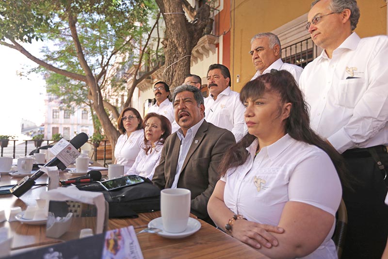 Miguel Moctezuma Longoria es candidato a la dirigencia sindical de la planilla Universitarios Libres ■ FOTO: ANDRÉS SÁNCHEZ