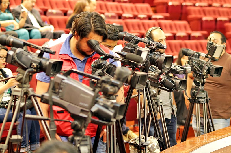 La ONU proclamó al 3 de mayo como el Día Mundial de la Libertad de Prensa, fecha que brinda la oportunidad de revisar las condiciones en las que se trabaja en el ámbito periodístico ■ FOTO: ANDRÉS SÁNCHEZ