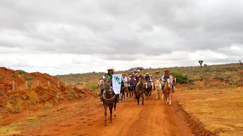 La cabalgata rememora la batalla definitiva que implicó el triunfo de la Revolución Mexicana n foto: la jornada zacatecas