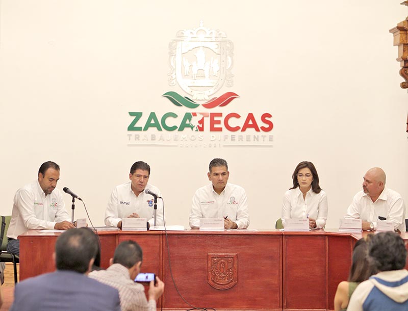 Conferencia de prensa ofrecida por Jiapaz, SAMA, entre otros ■ FOTO: ANDRÉS SÁNCHEZ