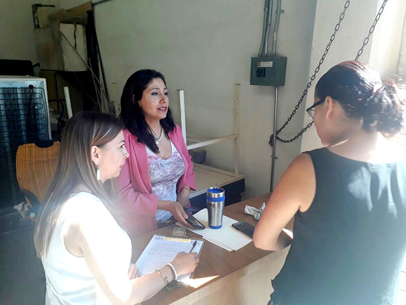 Personal de Contraloría revisó rutas y lugares de distribución del programa alimentario ■ foto: la jornada zacatecas