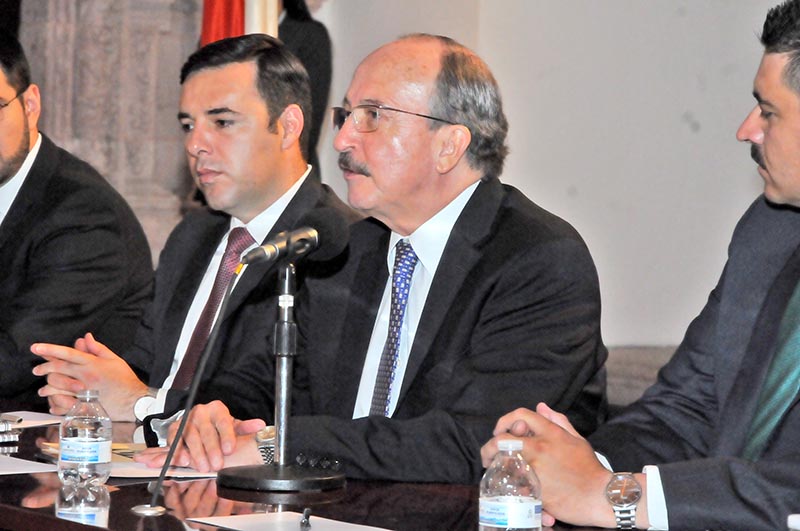 Carlos Chaurand Arzate, presidente del Tribunal Federal de Justicia Administrativa ■ FOTO: LA JORNADA ZACATECAS