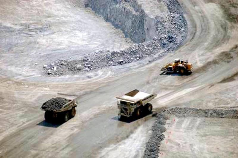 Actividad minera en el municipio de Mazapil n foto: la jornada