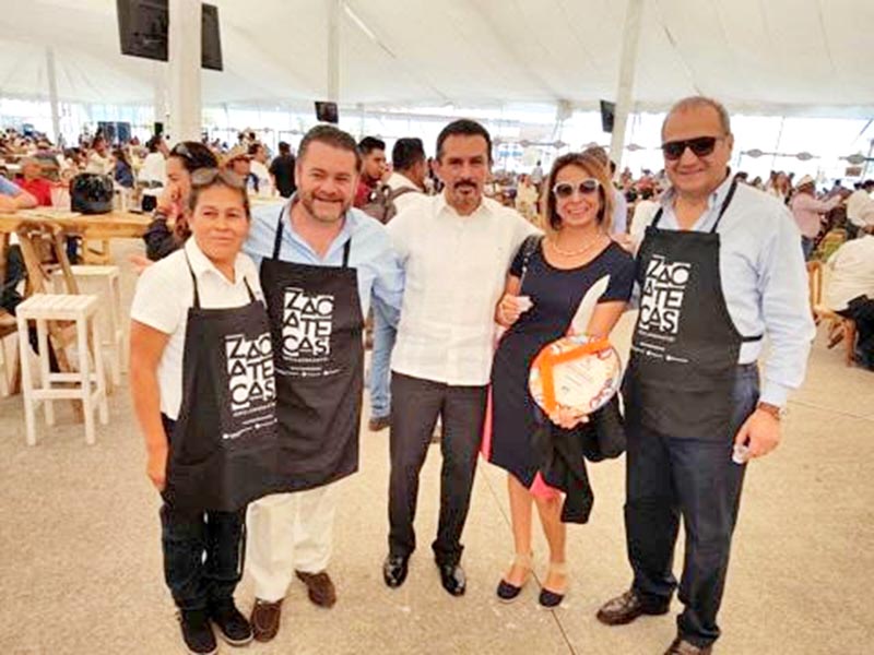 Reportan más de un millar de visitantes en el módulo de Zacatecas Deslumbrante en la Cumbre Internacional de Gastronomía, en Guanajuato n foto: la jornada zacatecas