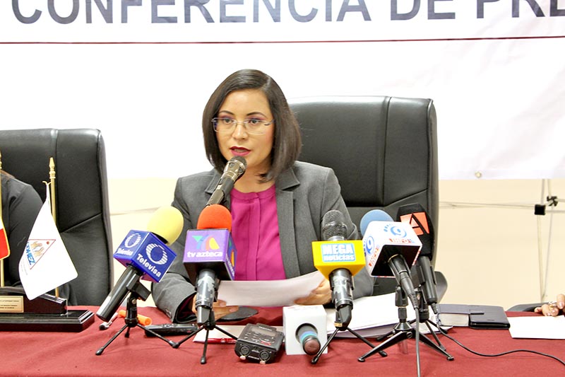 María de la Luz Domínguez Campos, presidenta de la Comisión de Derechos Humanos del Estado de Zacatecas n foto: la jornada zacatecas