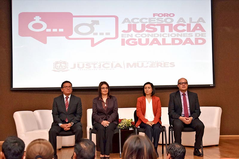 Inauguración del Foro Acceso a la Justicia en Condiciones de Igualdad ■ FOTO: LA JORNADA ZACATECAS