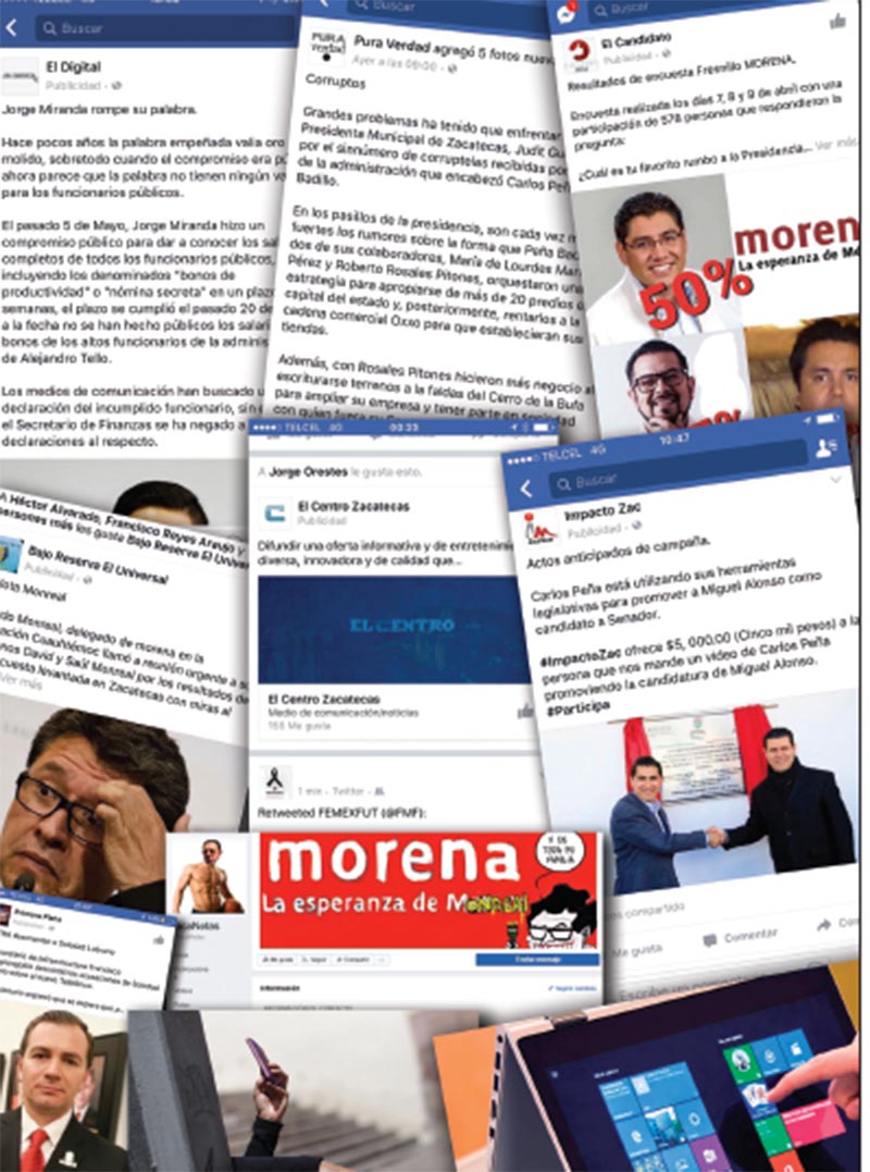 En Zacatecas, varios sitios web generan hechos y versiones de otros desde el anonimato ■ FOTOS: LA JORNADA ZACATECAS