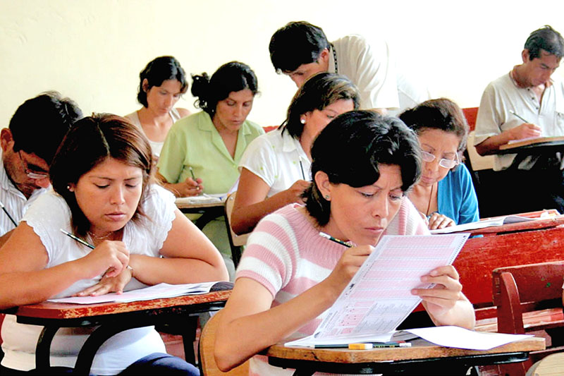 Este año están convocados a evaluarse por tercera vez alrededor de 20 maestros zacatecanos n foto: la jornada zacatecas