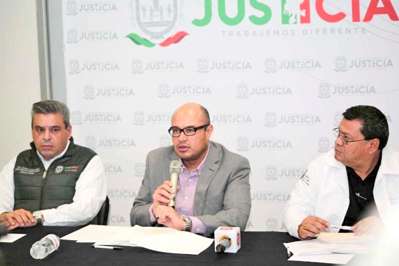 El procurador general de Justicia del estado de Zacatecas, Francisco Murillo Ruiseco, ofreció este jueves una conferencia de prensa n foto: la jornada zacatecas