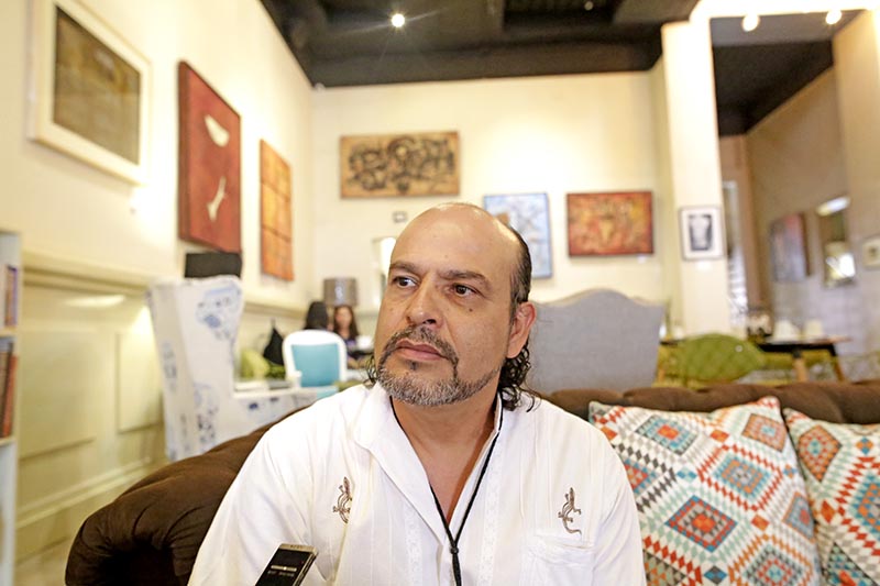 David Peñaloza García, director del grupo Yolotecuani ■ FOTO: ANDRÉS SÁNCHEZ