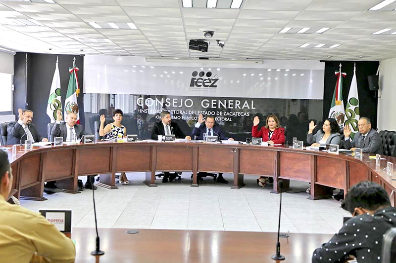 Sesión del Consejo General del IEEZ n foto: la jornada zacatecas
