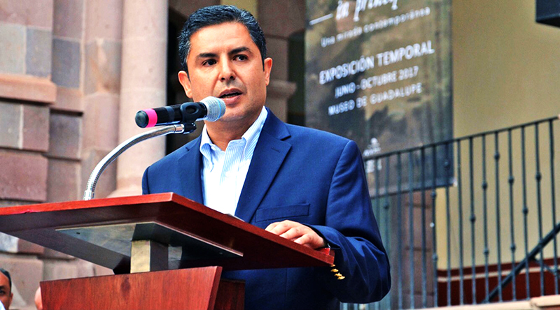 Enrique Guadalupe Flores Mendoza, presidente municipal de Guadalupe n foto: la jornada zacatecas