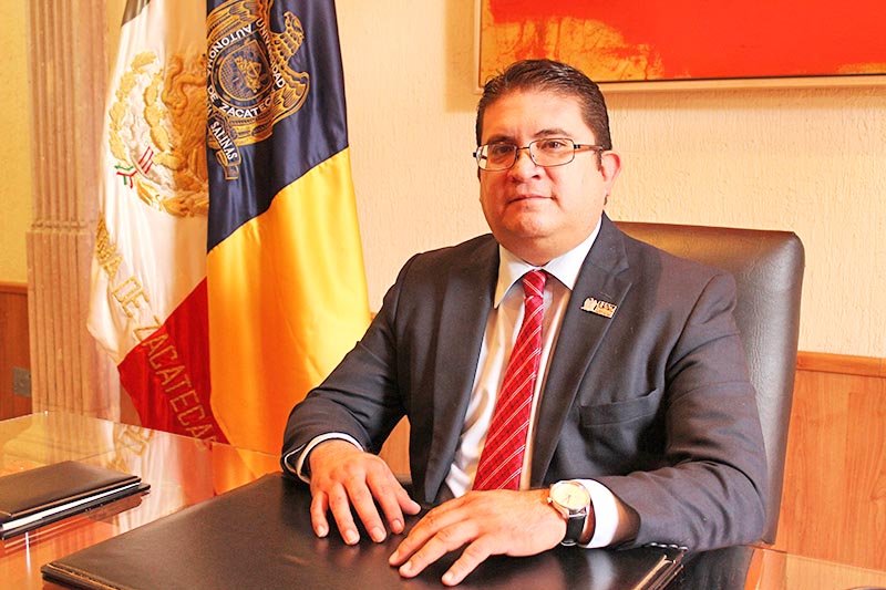 Rubén Ibarra Reyes, secretario general de la Universidad ■ FOTO: LA JORNADA ZACATECAS
