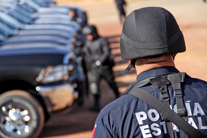 El secretario de Seguridad Pública manifestó que esta acción es claro ejemplo de la coordinación que existe entre las corporaciones policiales n foto: la jornada zacatecas