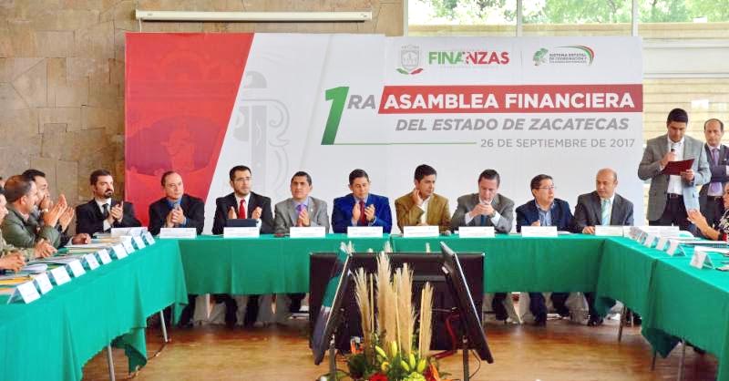 Asisten los titulares de las áreas de Finanzas de los 58 municipios, diputados locales y alcaldes ■ foto: la jornada zacatecas