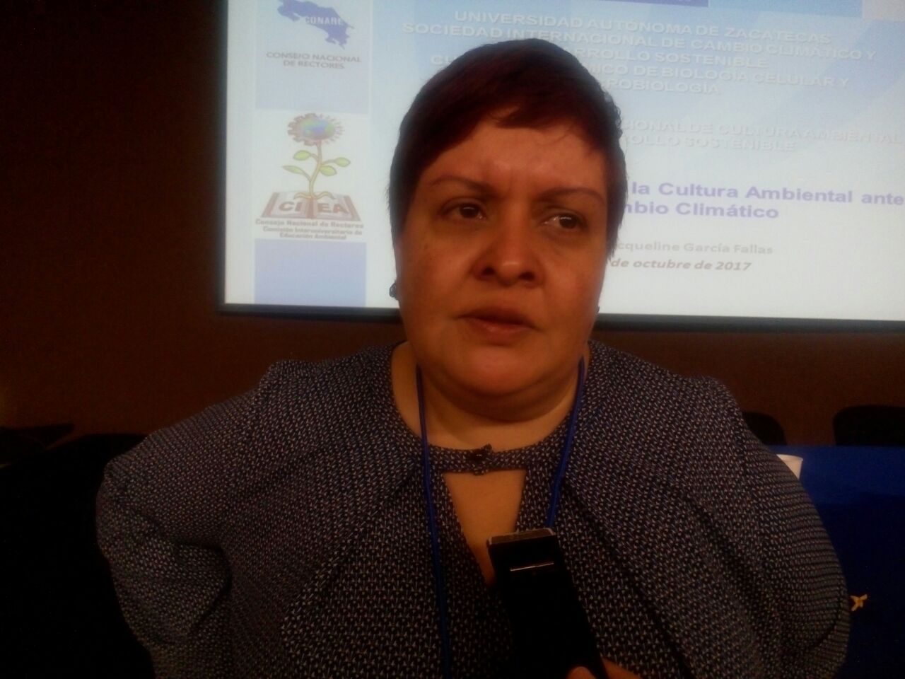 Jacqueline García Fallas, directora del Instituto de Investigación en Educación, de Costa Rica n foto: alma ríos