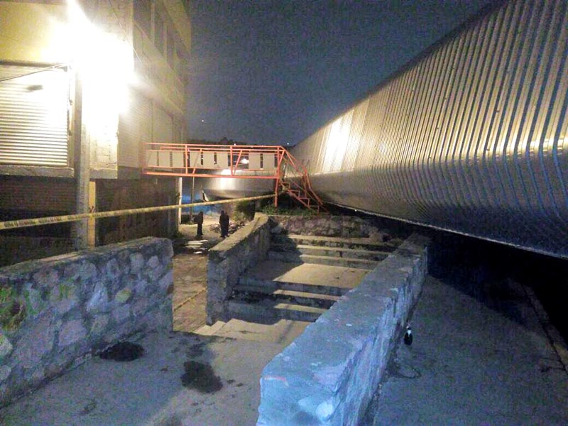 En el lugar se contabilizaron 12 vagones vacíos sin que hubiera daños en viviendas n foto: la jornada zacatecas